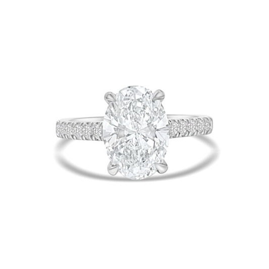 White Gold Ethical Diamond Ring 2.50ct
