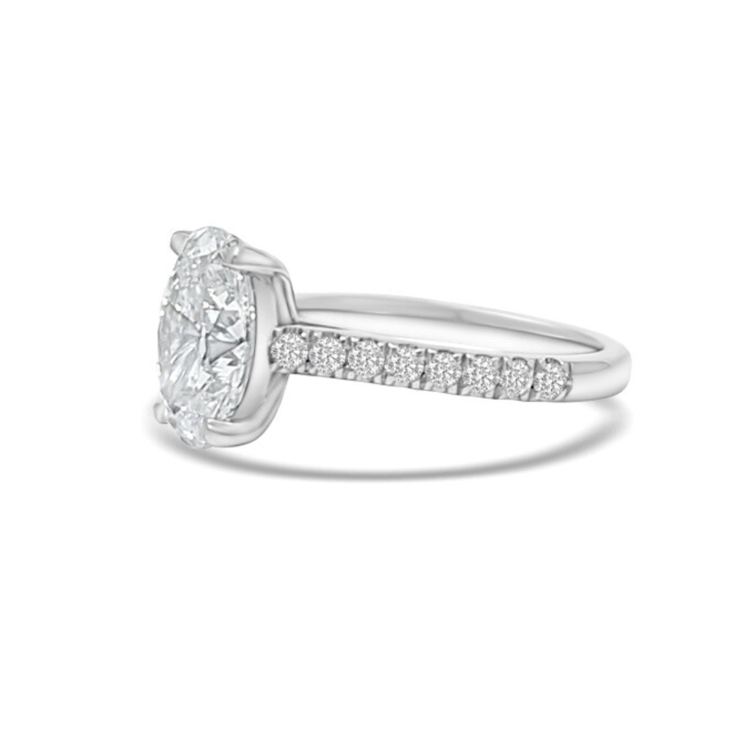 White Gold Ethical Diamond Ring 2.50ct