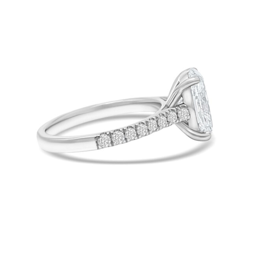 White Gold Ethical Diamond Ring 2.50ct