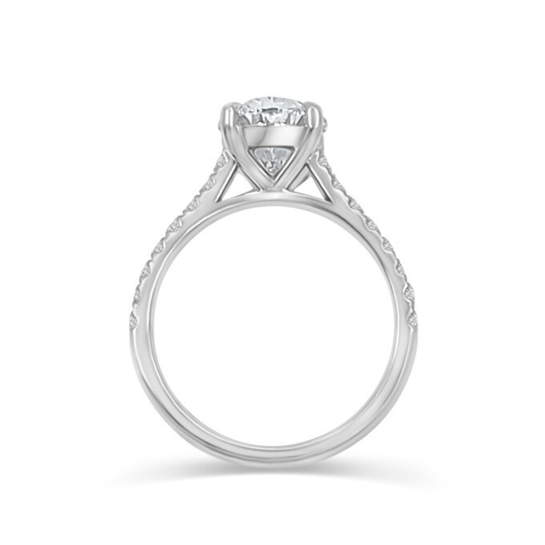 White Gold Ethical Diamond Ring 2.50ct