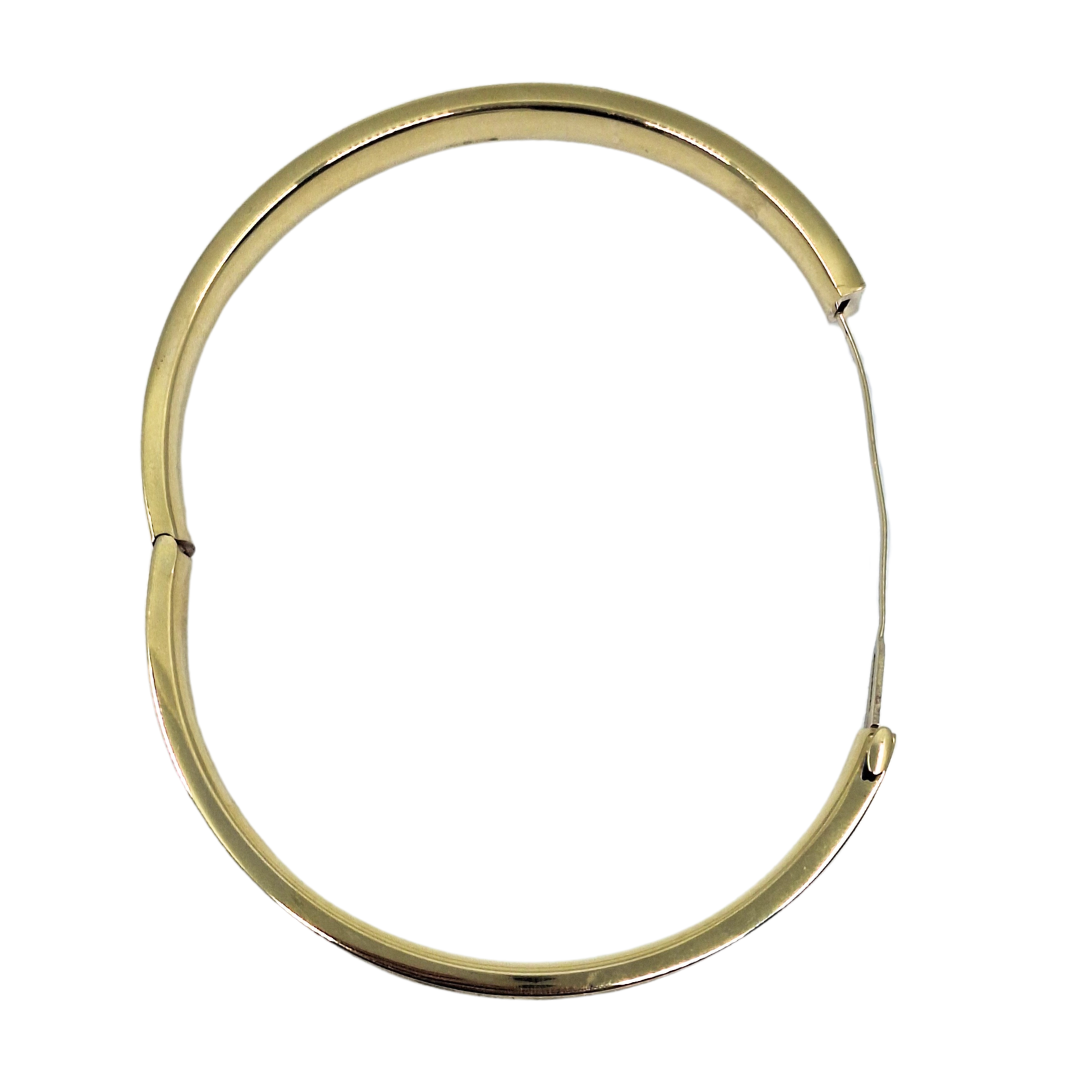 9ct Yellow Gold Expanding Slave Bangle