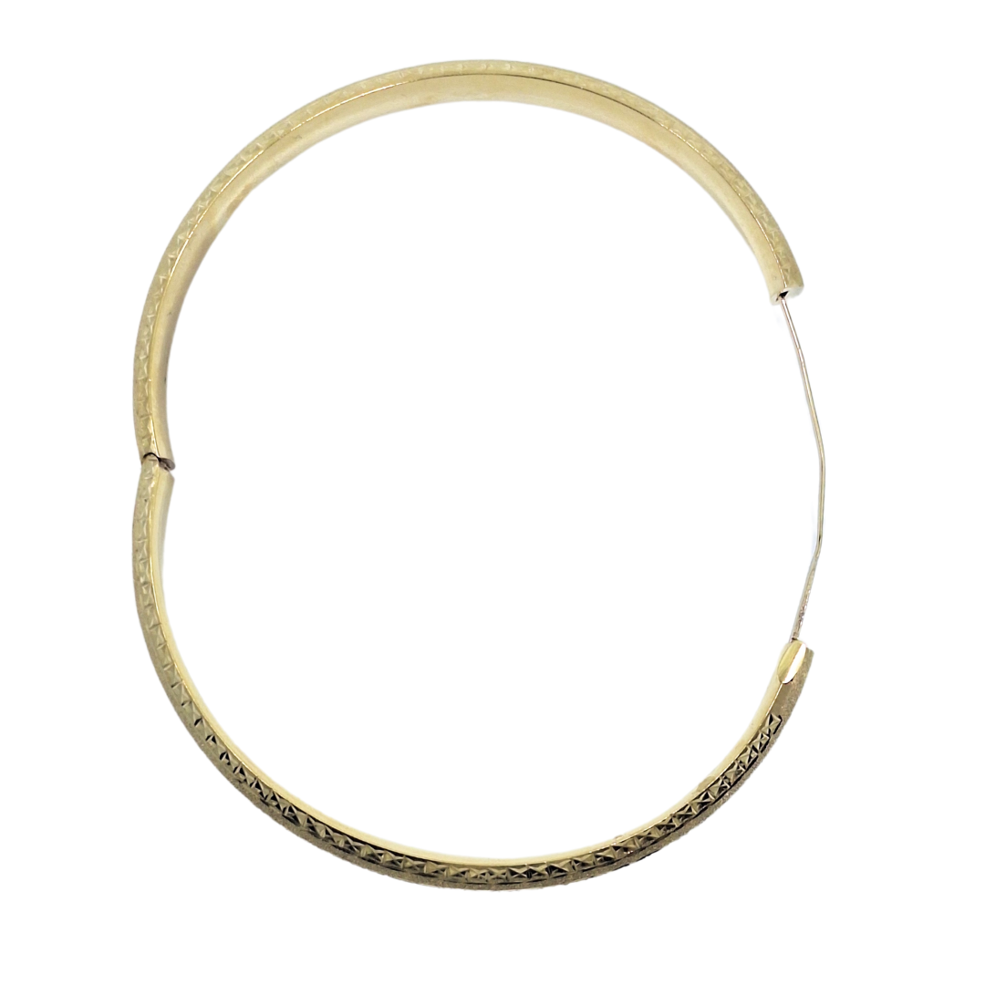 9ct Yellow Gold Expanding Slave Bangle