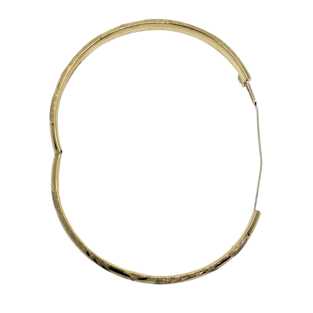 9ct Yellow Gold Expanding Slave Bangle