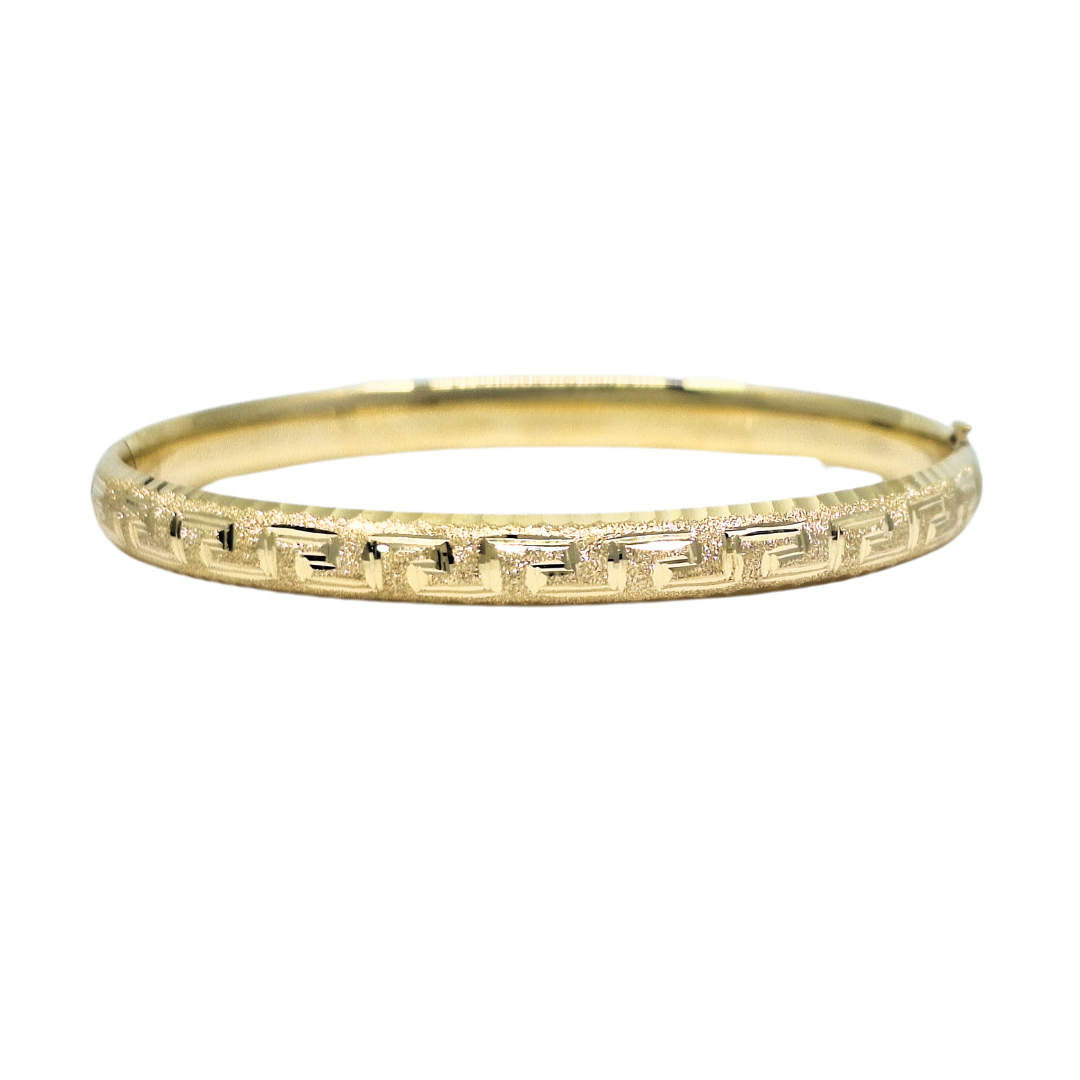 9ct Yellow Gold Expanding Slave Bangle