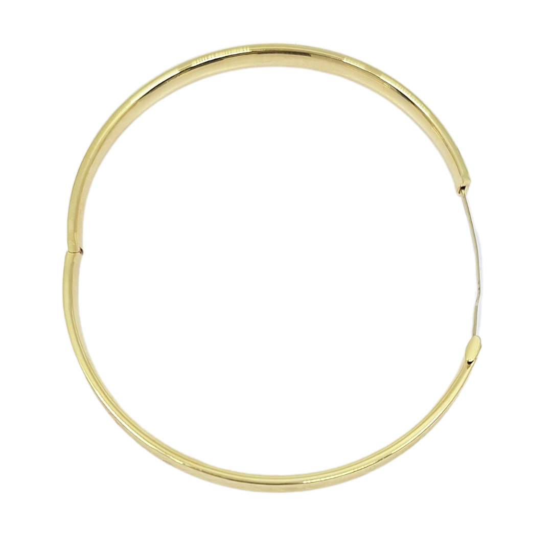 9ct Yellow Gold Expanding Slave Bangle