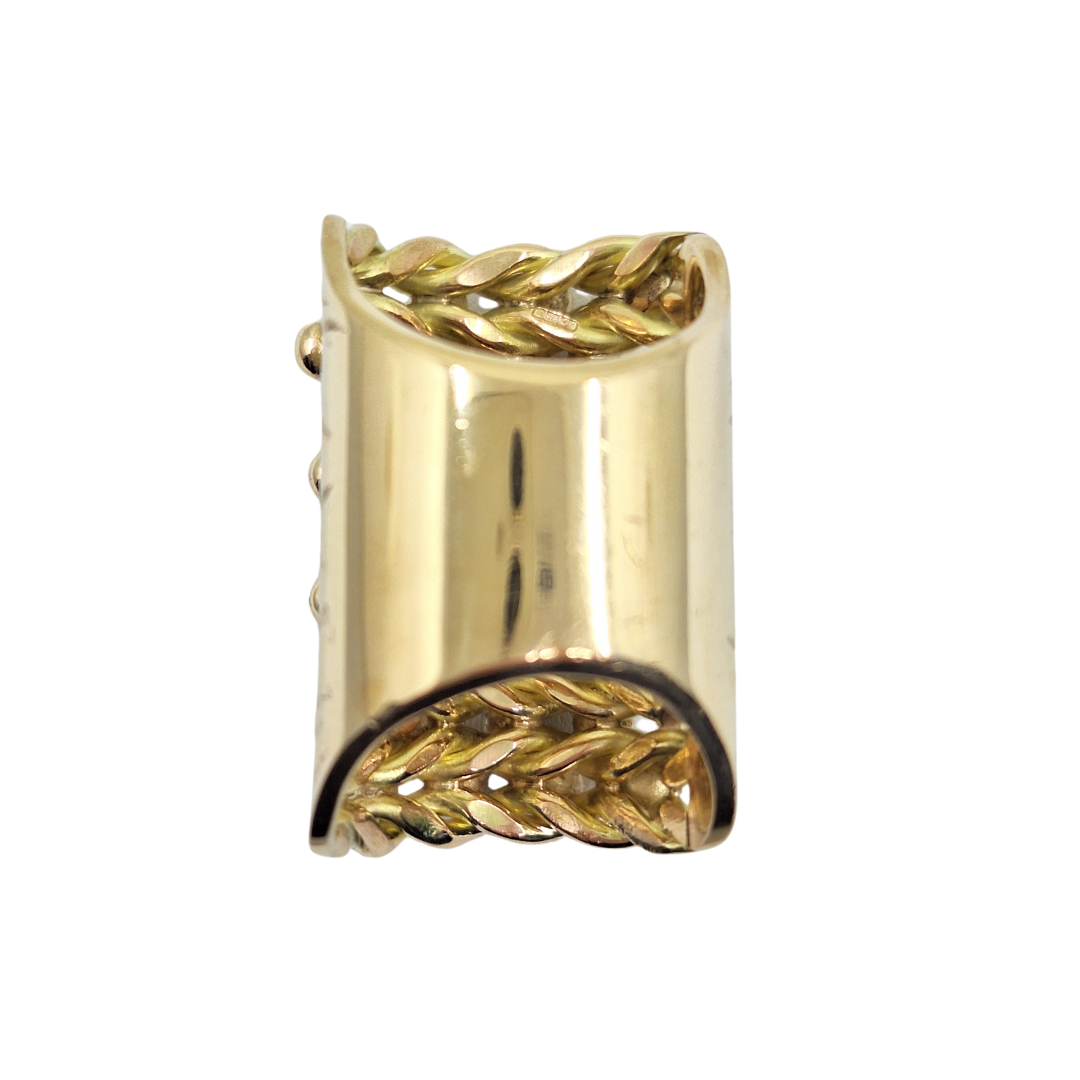 9ct Yellow Gold 9 Row Keeper Ring