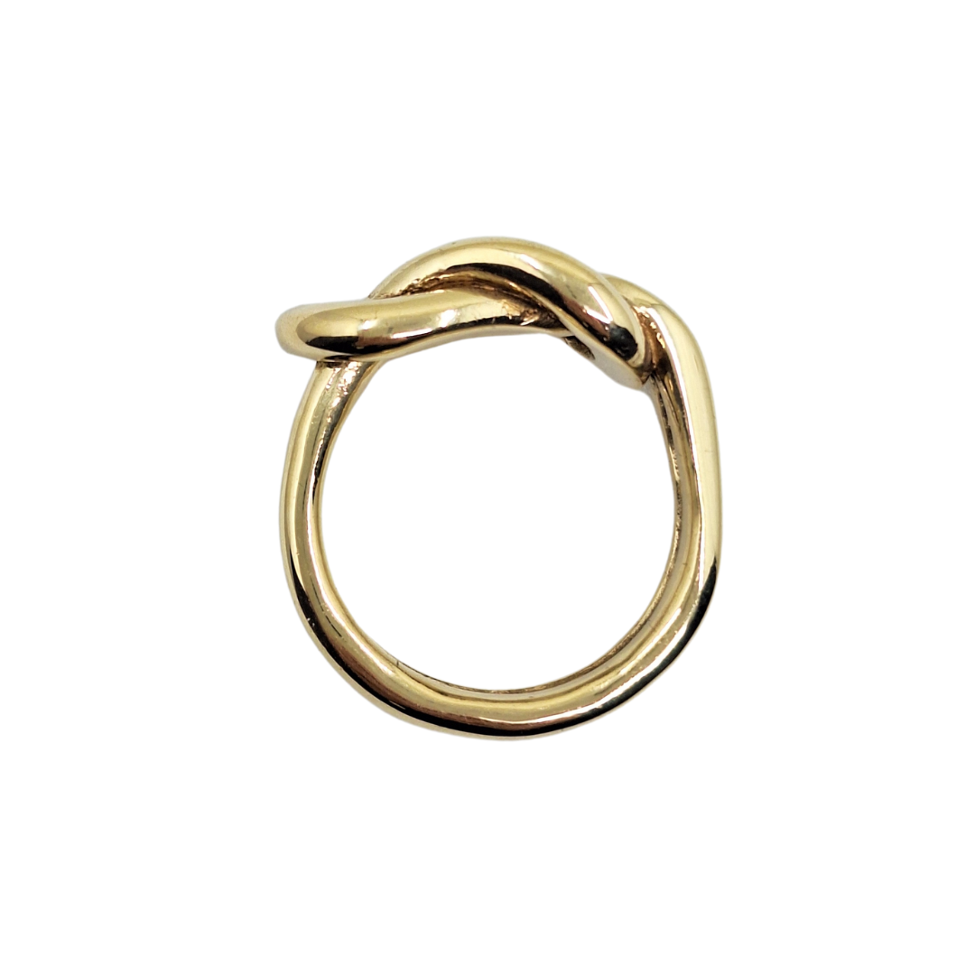 9ct Yellow Gold Large Knot Ring