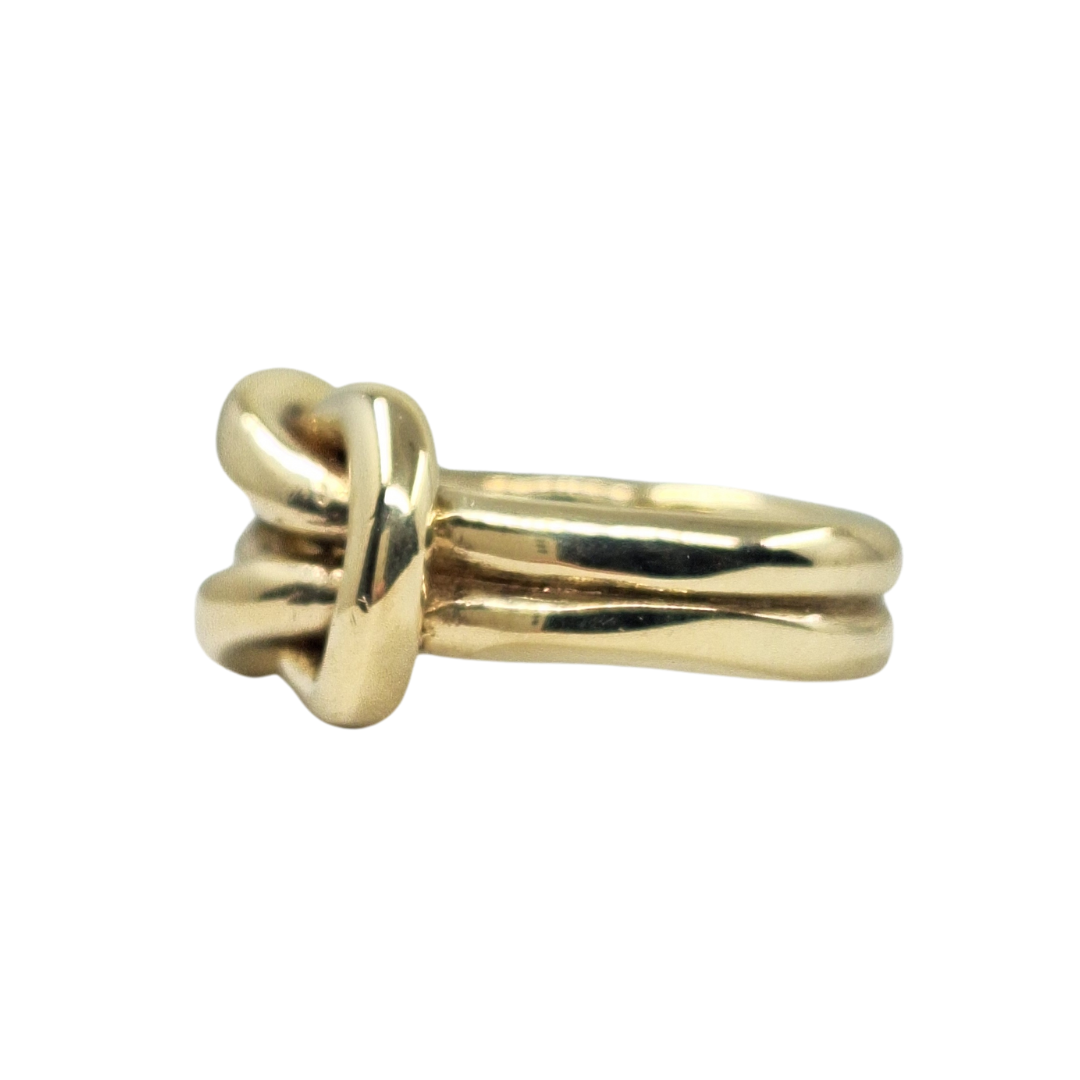 9ct Yellow Gold Large Knot Ring