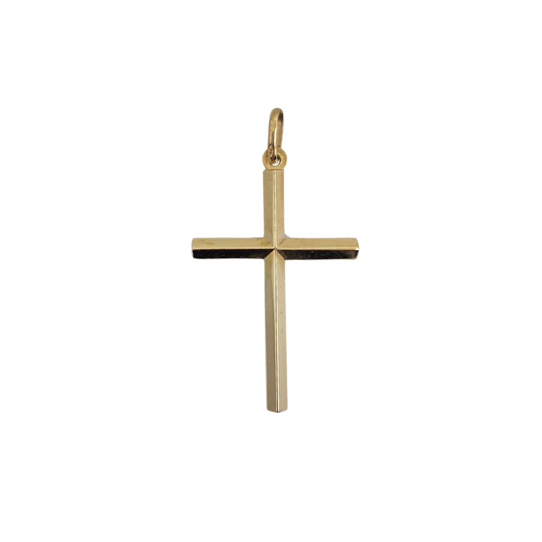 9ct Yellow Gold Plain Cross Pendant