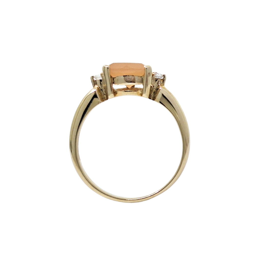 9ct Yellow Gold Moonstone Ring