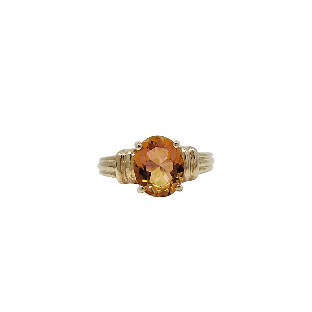 9ct Yellow Gold Twilight Topaz Ring