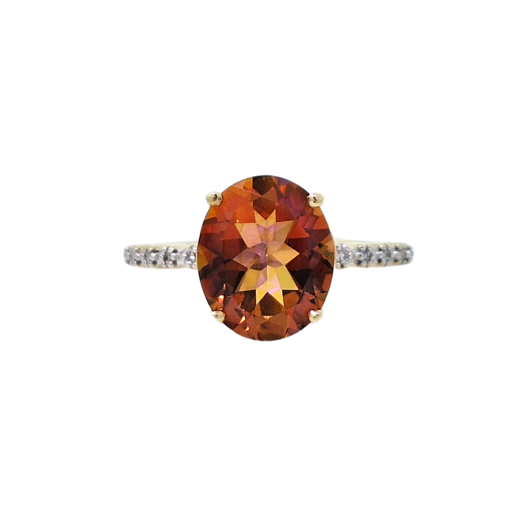 9ct Yellow Gold Twilight Topaz Ring