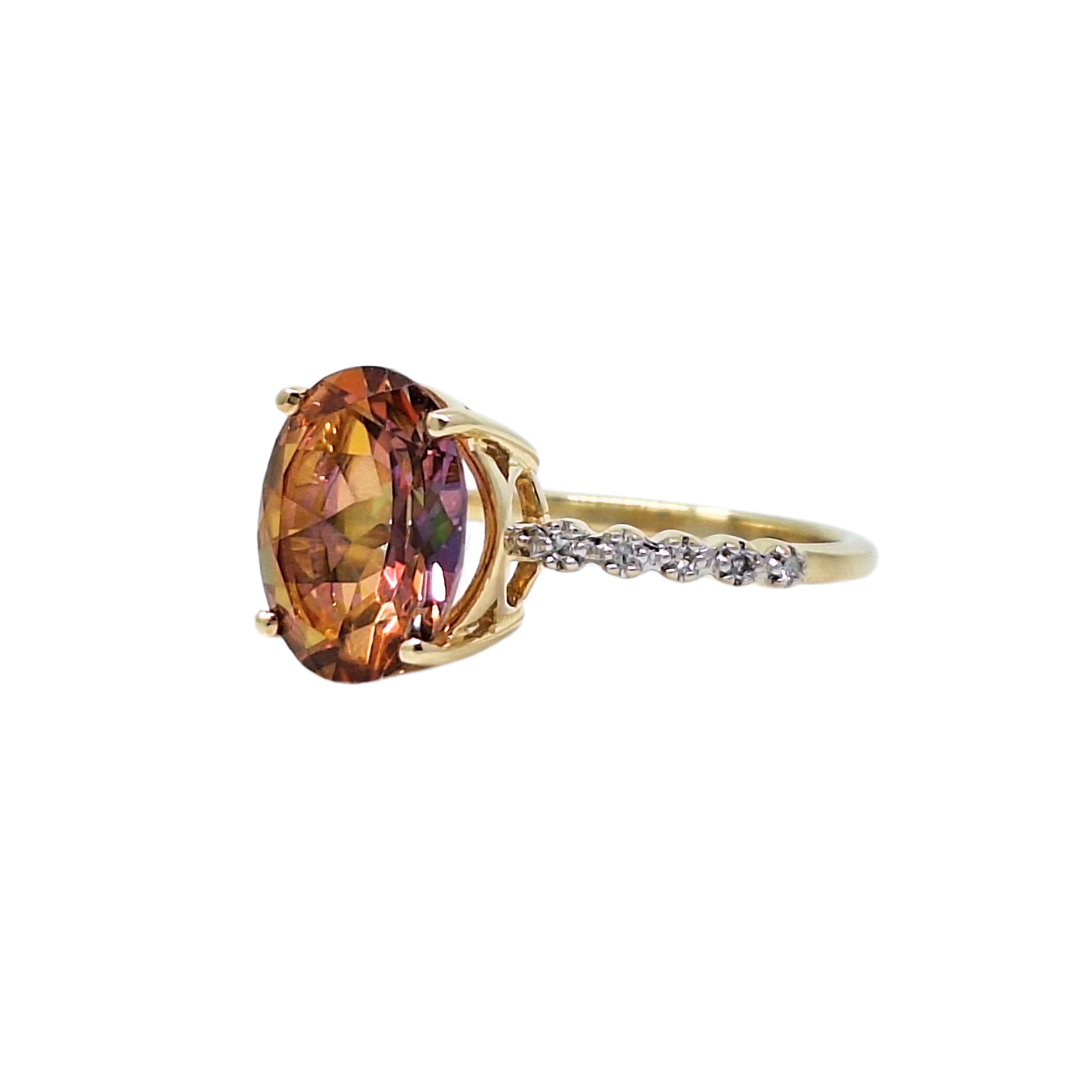 9ct Yellow Gold Twilight Topaz Ring