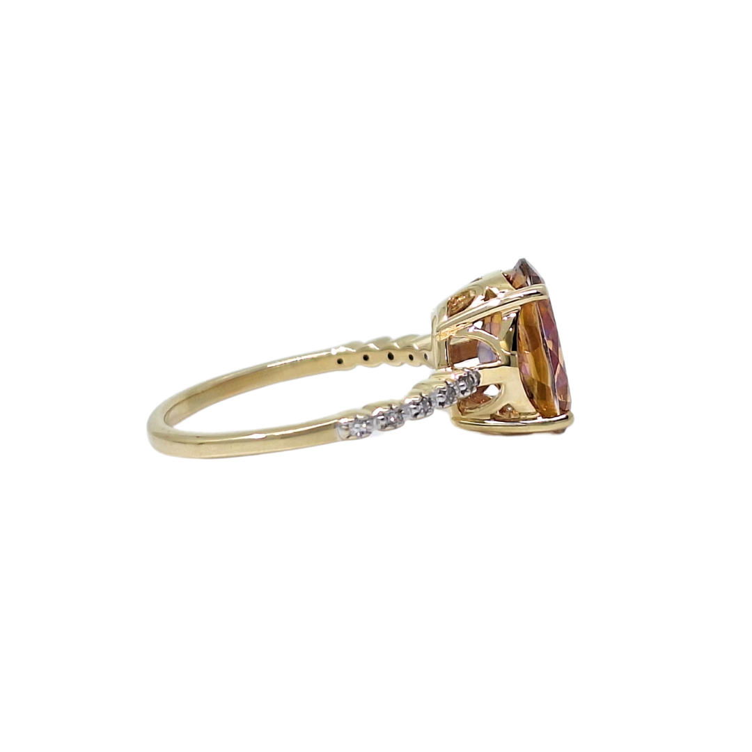 9ct Yellow Gold Twilight Topaz Ring