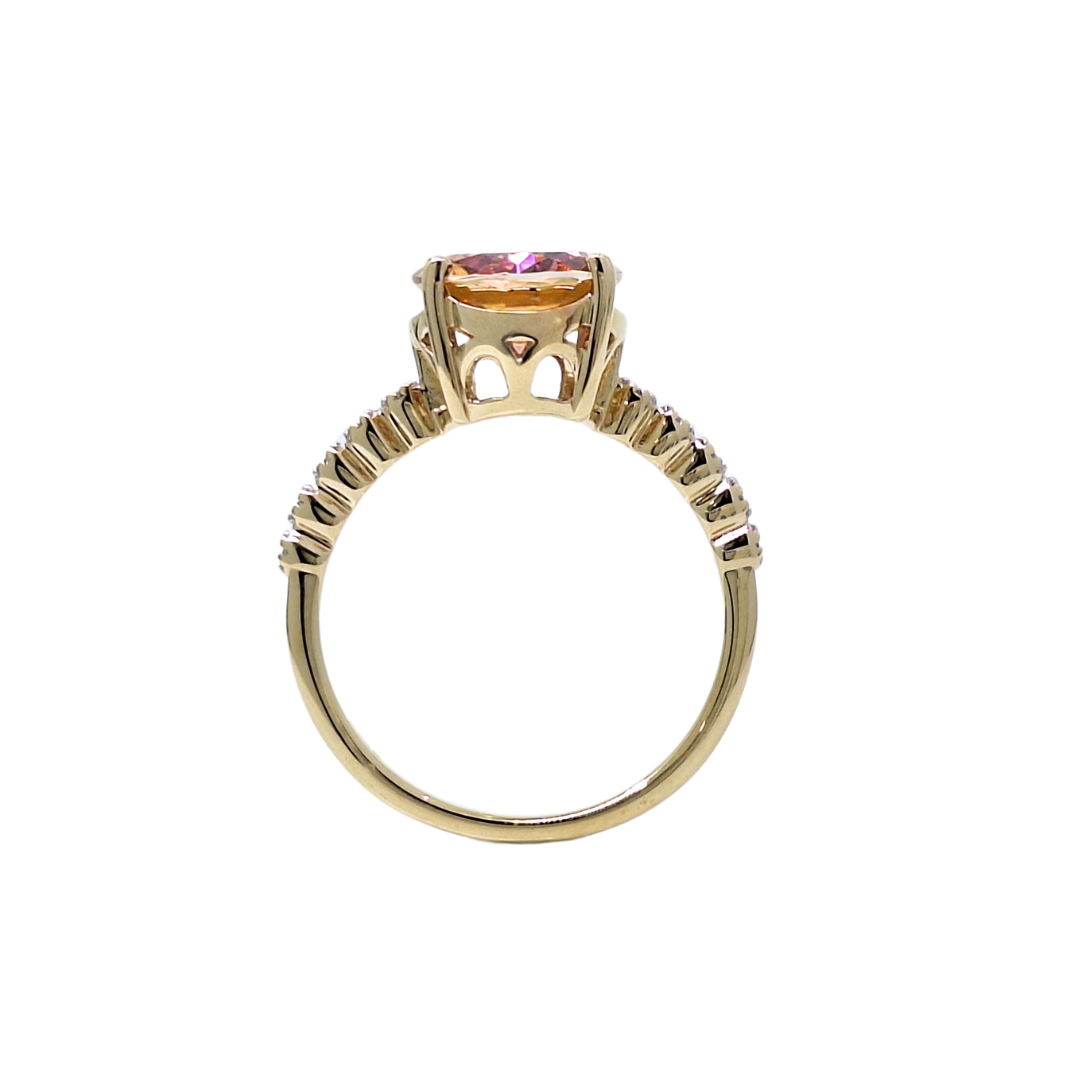 9ct Yellow Gold Twilight Topaz Ring