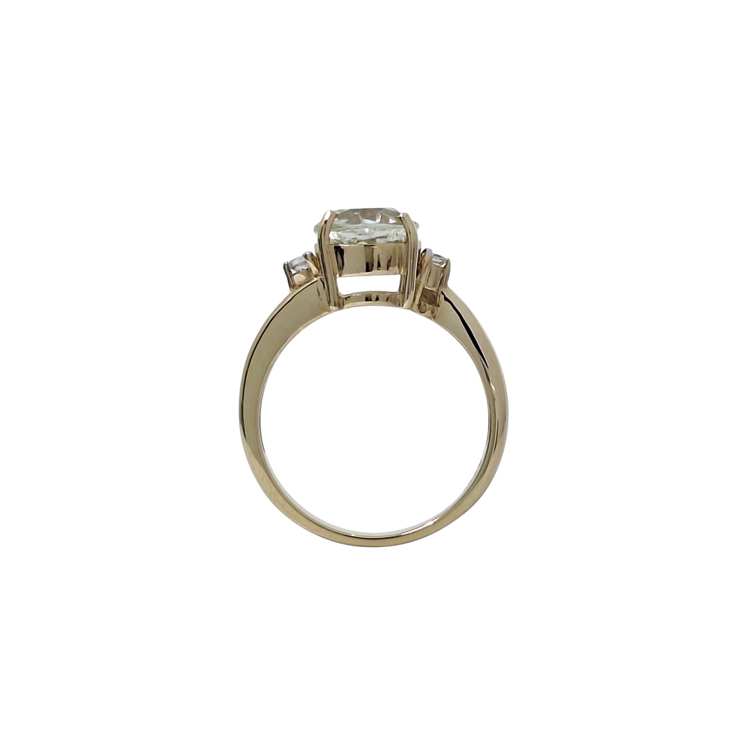 9ct Yellow Gold Yellow Kunzite Ring