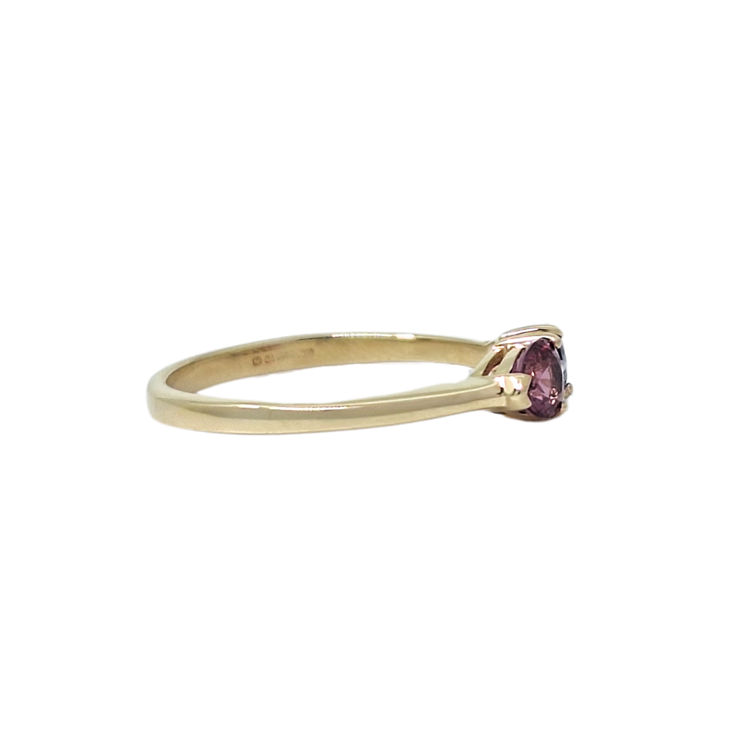 9ct Spinel & White Topaz Ring