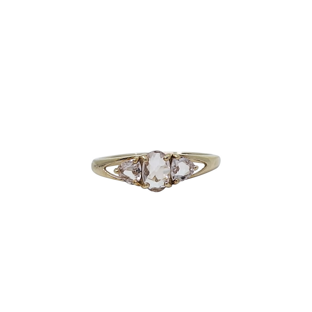 9ct Yellow Gold Morganite Ring