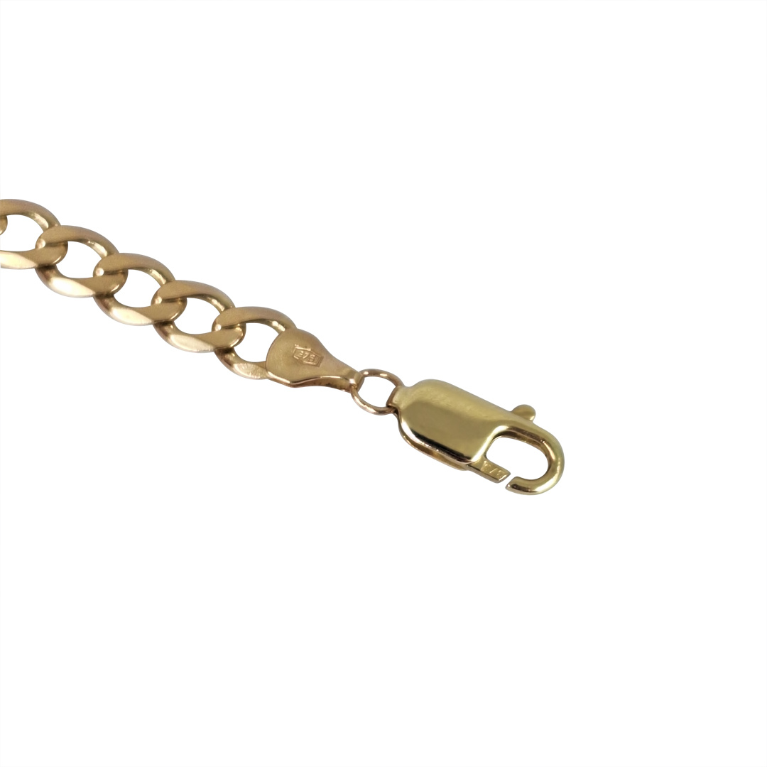 9ct Yellow Gold Curb Chain 24"