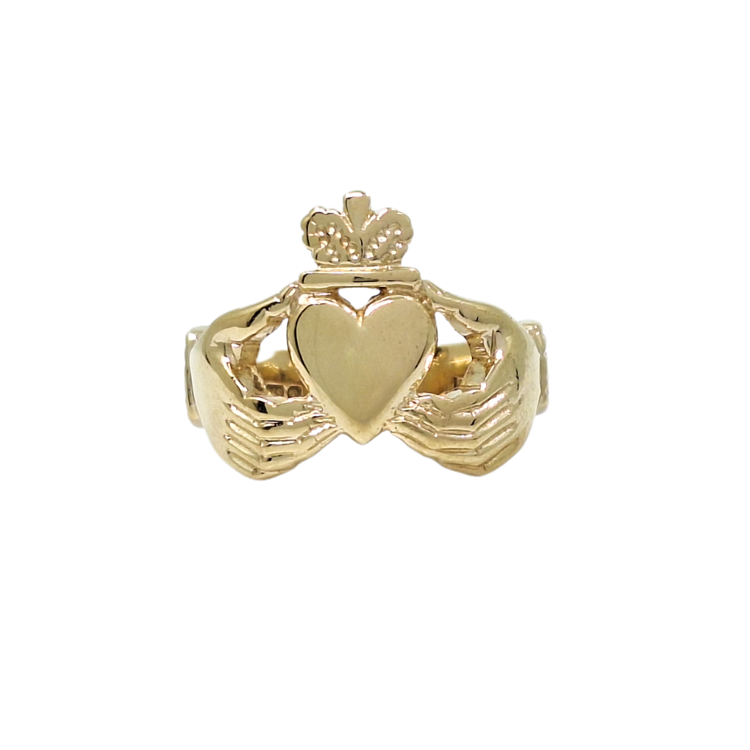 9ct Yellow Gold Claddagh Ring