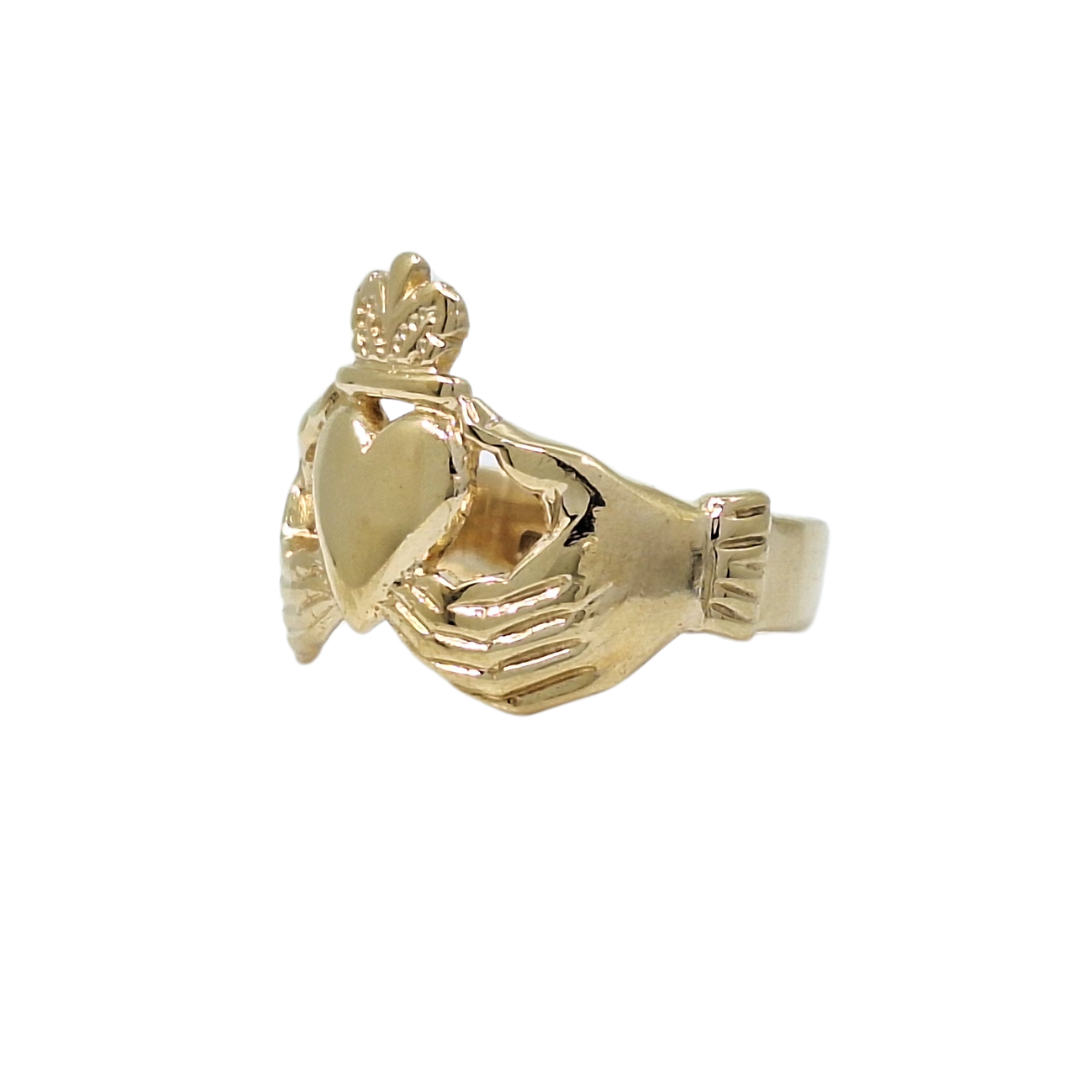 9ct Yellow Gold Claddagh Ring