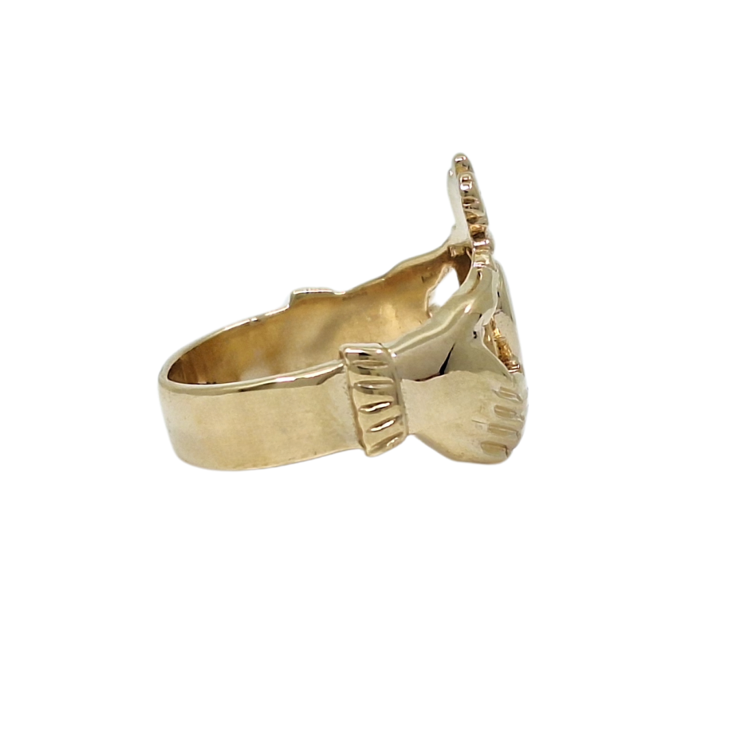 9ct Yellow Gold Claddagh Ring