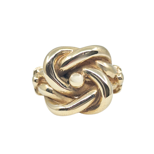 9ct Yellow Gold knot Ring