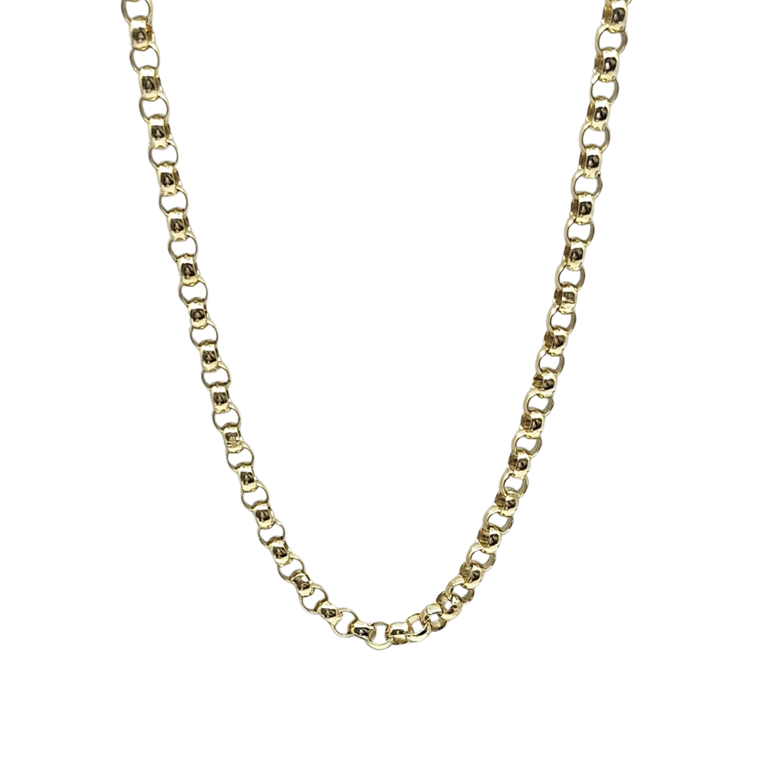 9ct Yellow Gold Belcher Chain 22"