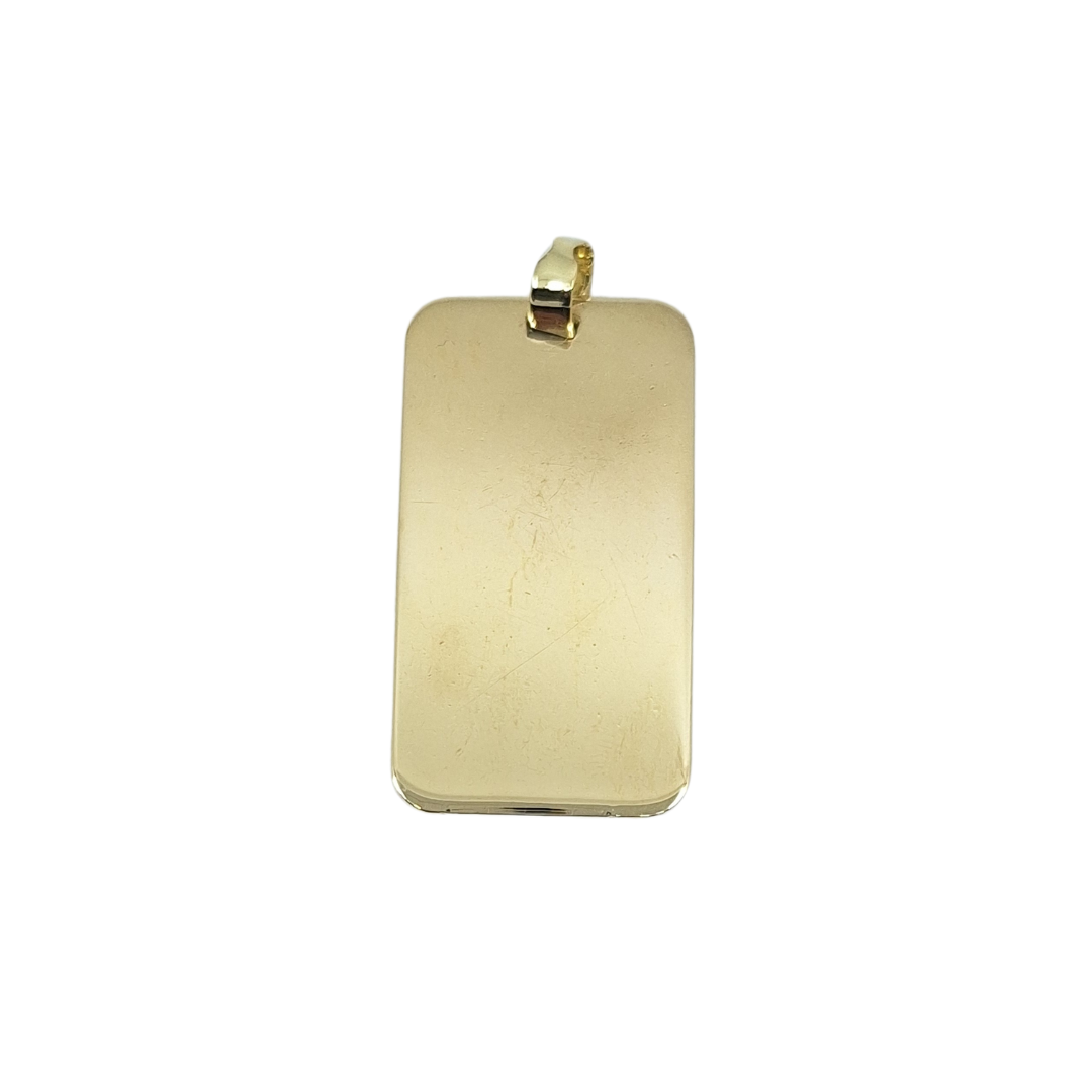 9ct Yellow Gold Ingot Pendant