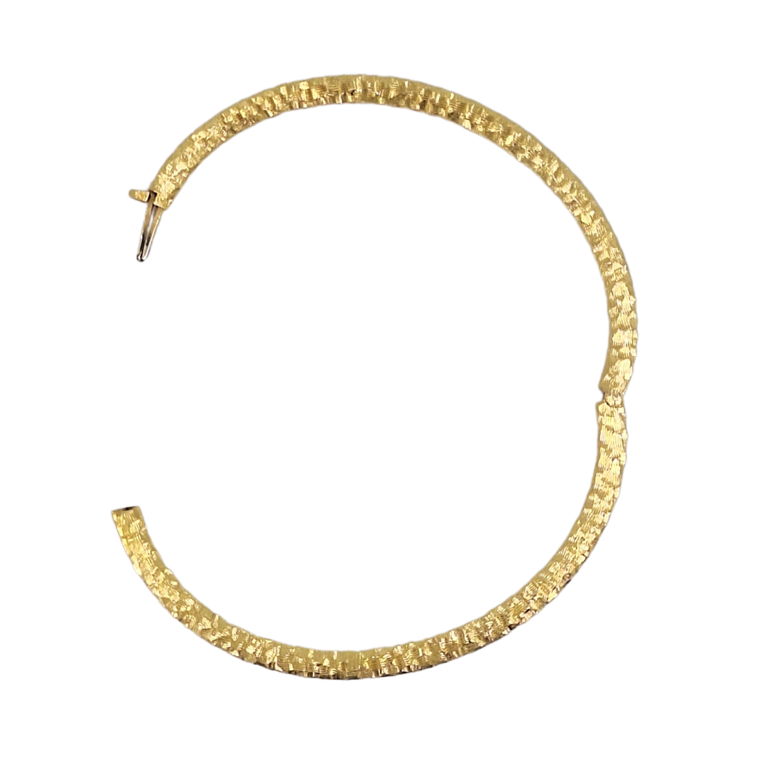 9ct Yellow Gold Hinged Bangle