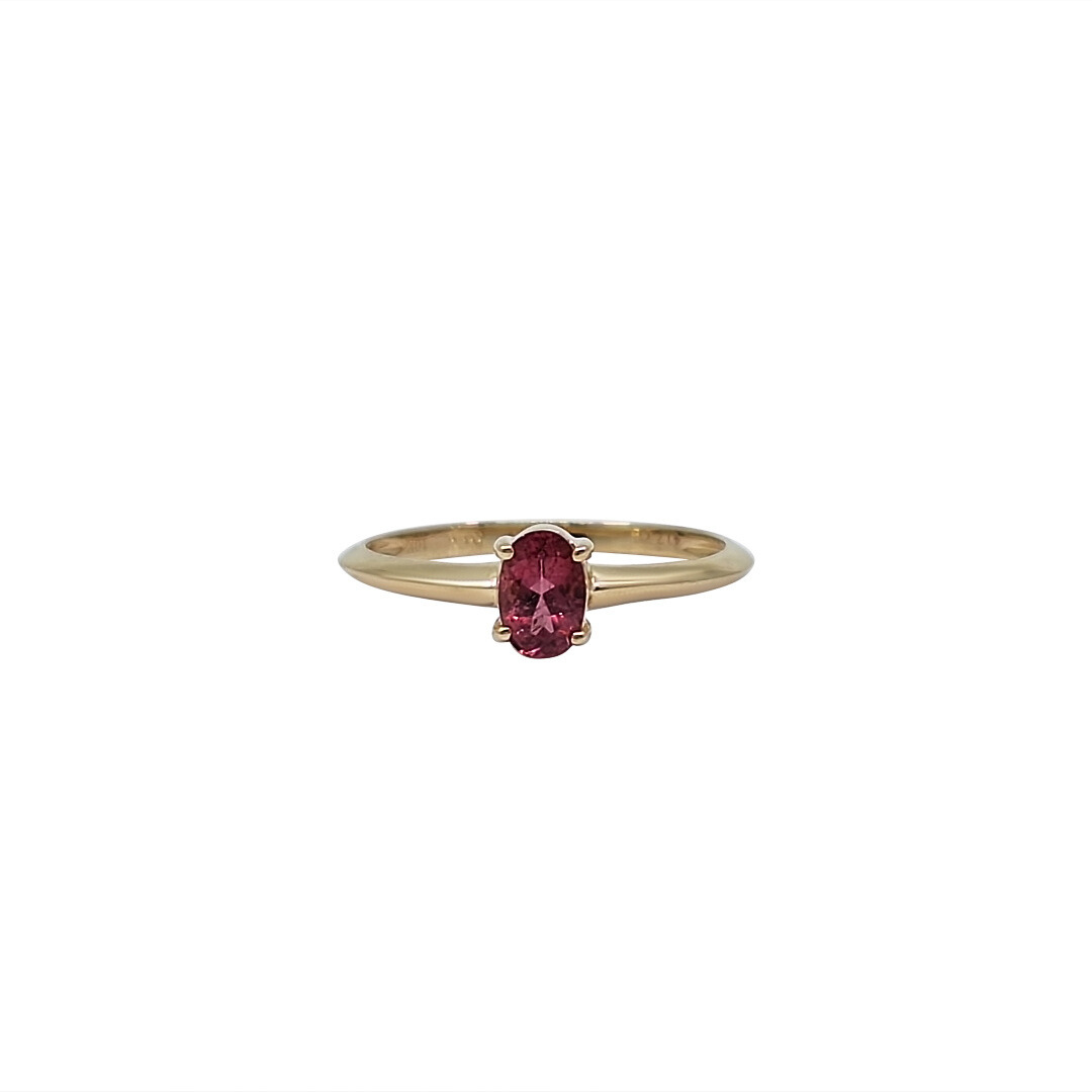 9ct Yellow Gold Cruzeiro Rubellite Ring