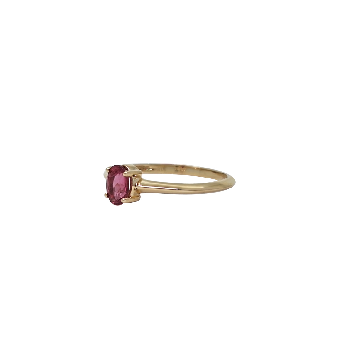 9ct Yellow Gold Cruzeiro Rubellite Ring