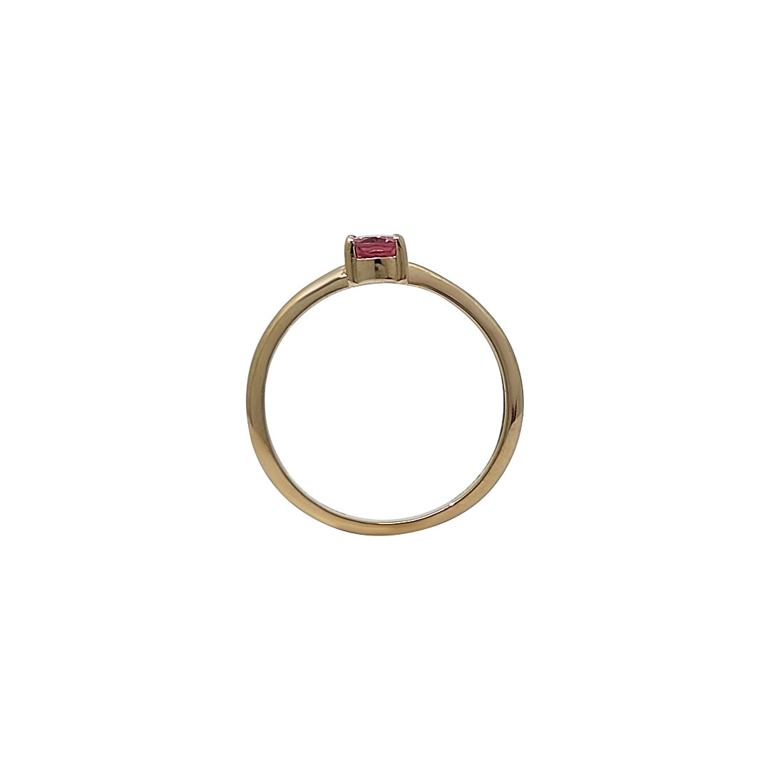 9ct Yellow Gold Cruzeiro Rubellite Ring