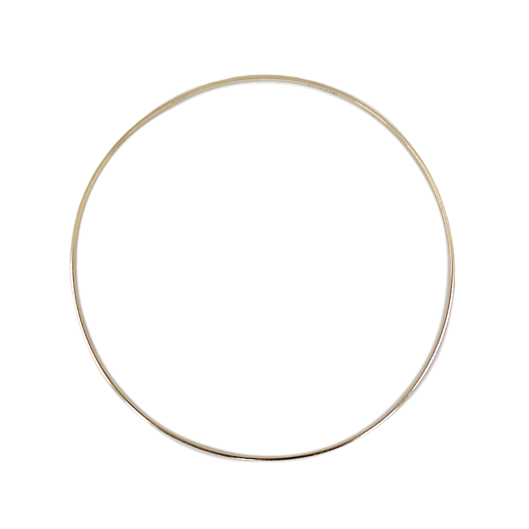 9ct Yellow Gold Pattern Slave Bangle