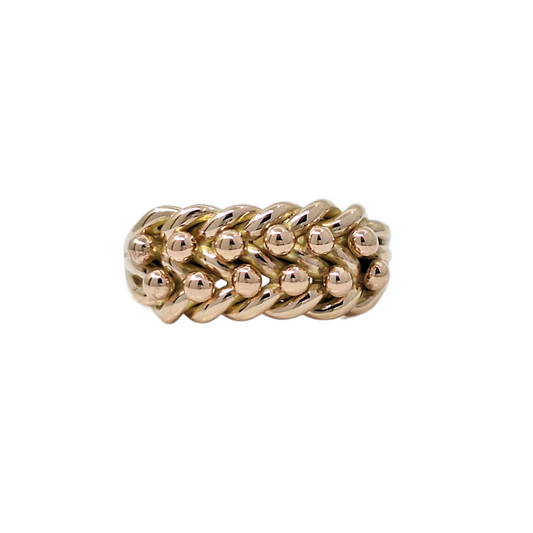 9ct Yellow Gold Keeper Ring