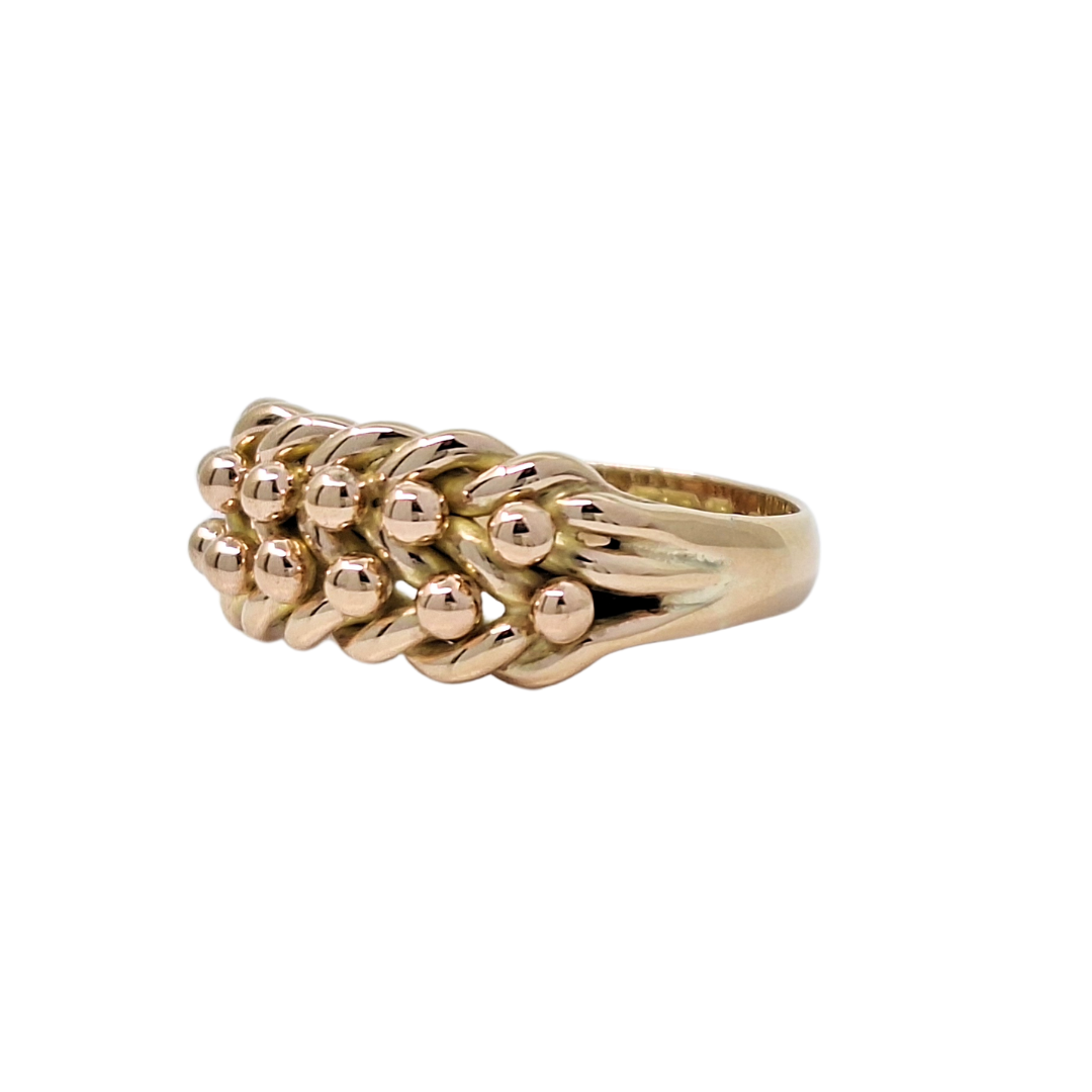 9ct Yellow Gold Keeper Ring