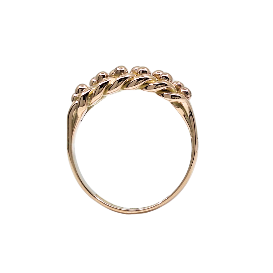 9ct Yellow Gold Keeper Ring