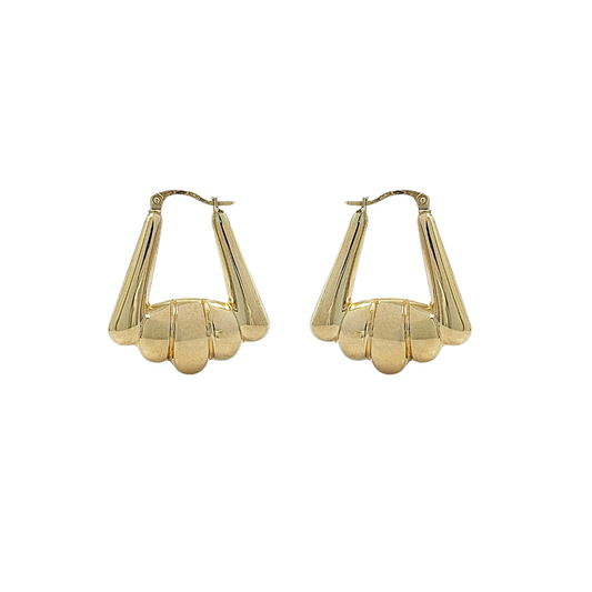 9ct Yellow Gold Creole Earrings
