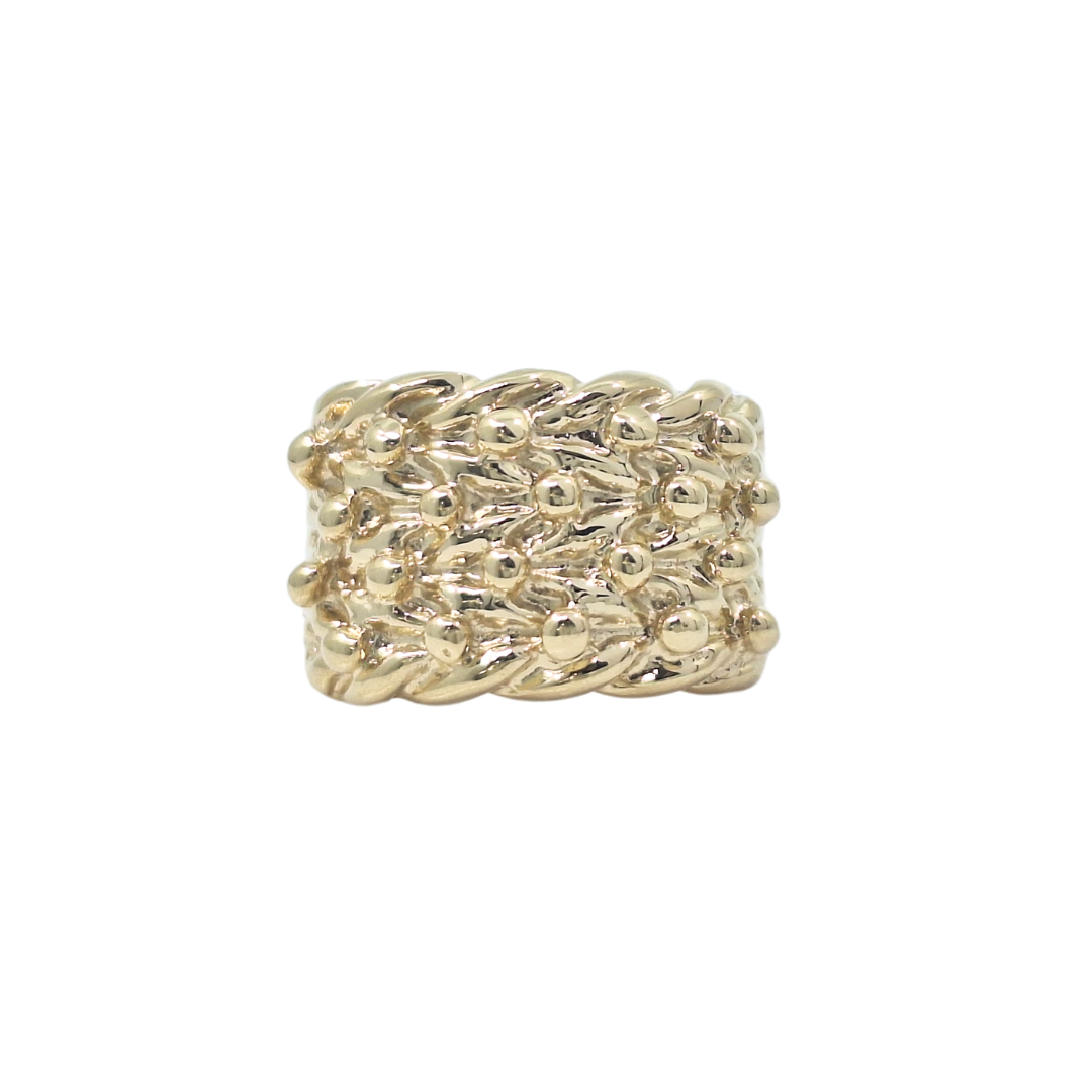 9ct Yellow Gold Keeper Ring