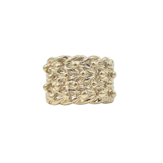 9ct Yellow Gold Keeper Ring