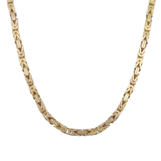 9ct Yellow Gold Byzantine Chain 24"