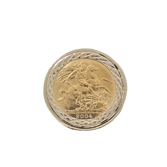 9ct Half Sovereign Ring 2004