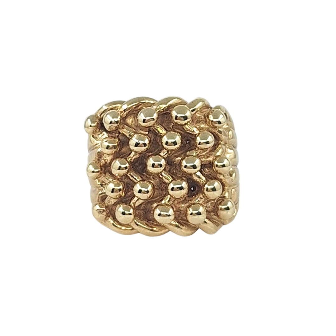 9ct Yellow Gold Keeper Ring