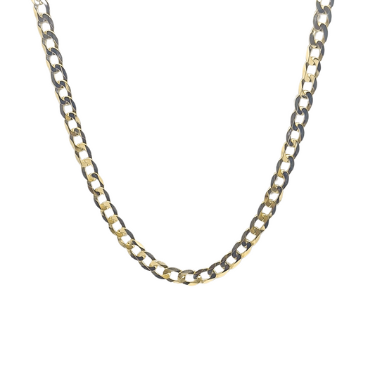 9ct Yellow Gold Curb Chain 20"