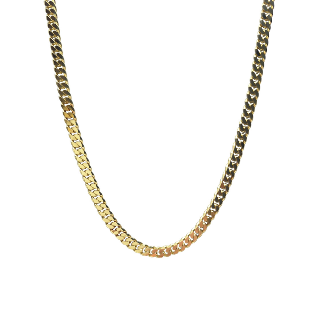 14ct Yellow Gold Curb Chain 23"