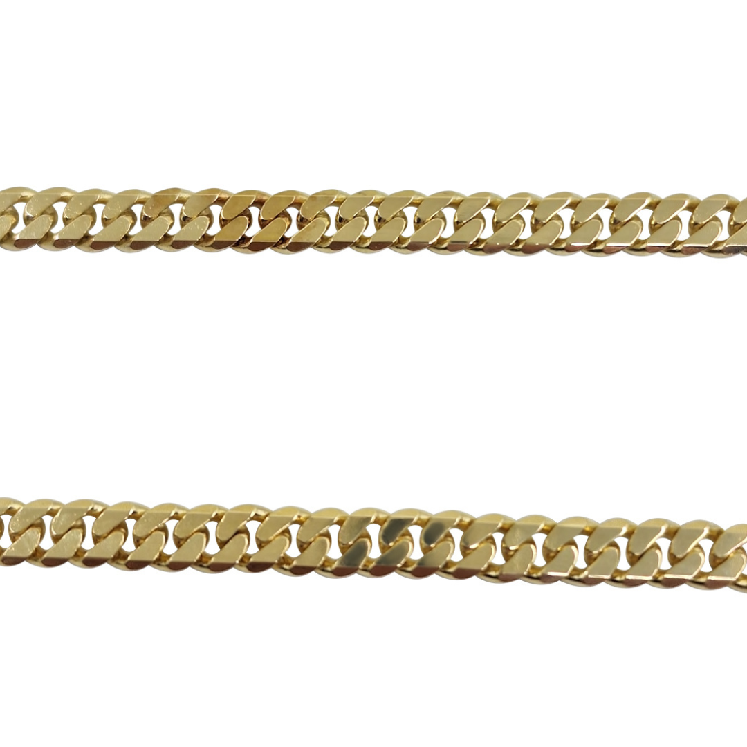 14ct Yellow Gold Curb Chain 23"