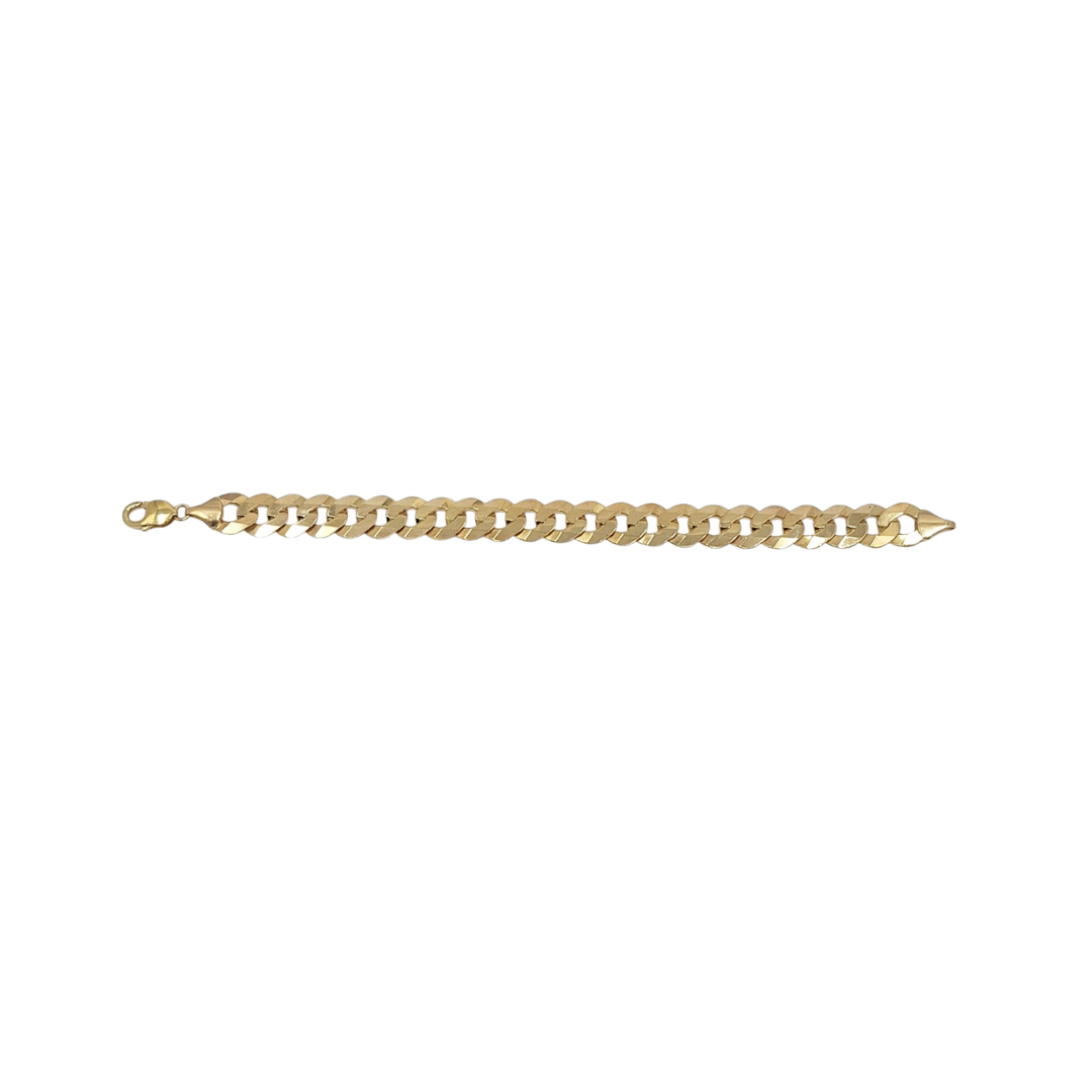 9ct Yellow Gold Curb Bracelet