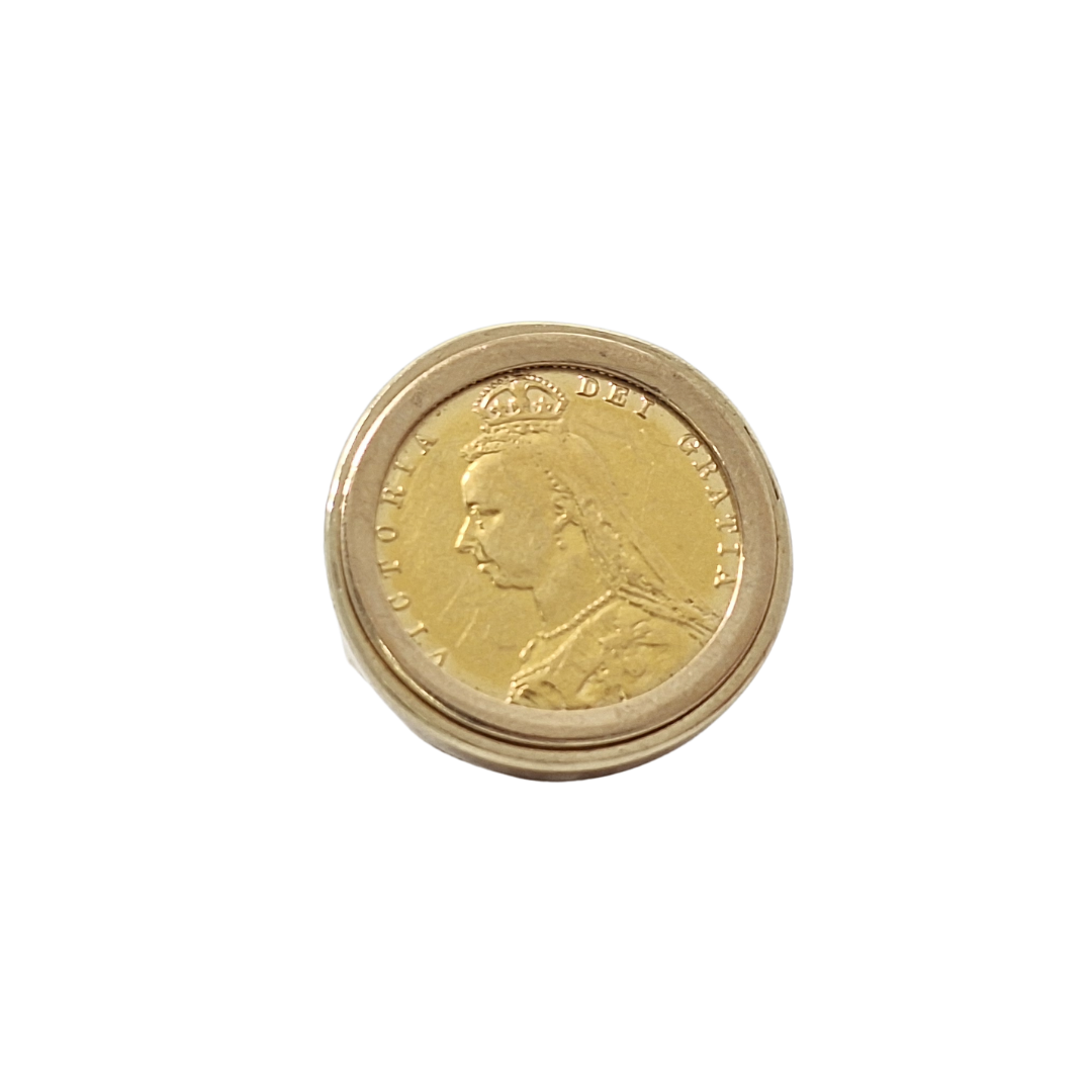 Half Sovereign Queen Victoria Ring