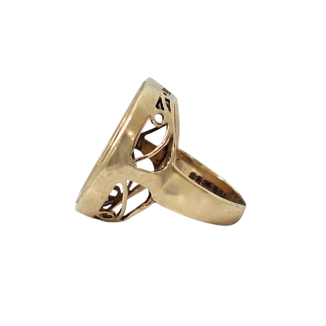 Half Sovereign Queen Victoria Ring