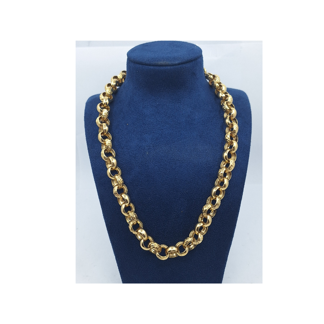 9ct Yellow Gold Belcher Chain 20"
